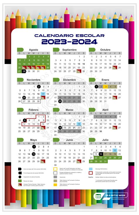 calendario escolar vigente 2023 2024